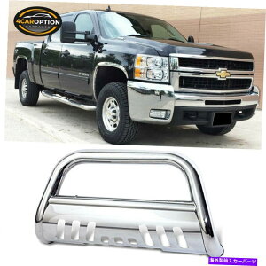 Bull Bar �t�B�b�g07-10�V�{���[�V���o���[�h2500HD 3500HD�t�����g�o���p�[�u���V�v�b�V���O�����K�[�h Fits 07-10 Chevy Silverado 2500HD 3500HD Front Bumper Brush Push Grille Guard�y���s�A���i�z