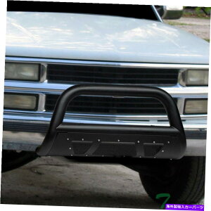 Bull Bar 1988N2000ÑV{[C10 C/KX^bhbVuo[K[h̃gbvC - eNX`ubN Topline For 1988-2000 Chevy C10 C/K Studded Mesh Bull Bar Guard - Textured Black