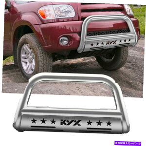 Bull Bar 2001�N����2007�N�̃g���^�Z�R�C�A�X���C�o�[�X�`�[��US�̃t�����g�o���p�[�K�[�h�v�b�V���u���o�[ Front Bumper Guard Push Bull Bar For 2001-2007 Toyota Sequoia Sliver Steel US