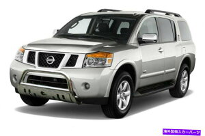 Bull Bar �u���b�N�z�[�X�X�e�����X�u���o�[�O�����u���V�K�[�h�t�B�b�g16-21���Y�^�C�^��XD Black Horse Stainless Bull Bar Grille Brush Guard Fits 16-21 Nissan Titan XD�y���s�A���i�z