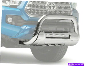 Bull Bar oP[h3.5 "XLbhv[gtXeX|̃uo[̓g^2016-2020ɓK܂ Barricade 3.5" Bull Bar in Stainless Steel with Skid Plate Fits Toyota 2016-2020