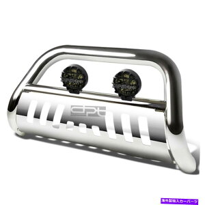 Bull Bar 07-16�̃g���^�c���h��/�Z�R�C�A�N����3 "�u���o�[�O�����K�[�h+�F�t���t�H�O���C�g FOR 07-16 TOYOTA TUNDRA/SEQUOIA CHROME 3" BULL BAR GRILLE GUARD+TINTED FOG LIGHT