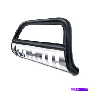 Bull Bar �W�[�v�p�g���I�b�g08-17�u���b�N�z�[�X2.5 �u���b�N�u���o�[W�����ꂽ�X�L�b�h�v���[�g For Jeep Patriot 08-17 Black Horse 2.5 Black Bull Bar w Polished Skid Plate�y���s�A���i�z