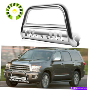 Bull Bar 07-21�g���^�c���h��/08-22�Z�R�C�A�̃u���o�[�v�b�V���t�����g�o���p�[�O�����K�[�h Bull Bar Push Front Bumper Grille Guard for 07-21 Toyota Tundra/08-22 Sequoia