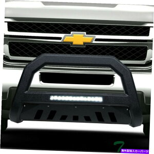 Bull Bar 11-19�V���o���[�h/�V�G��HD AVT�A���~�j�E��LED�u���o�[�̃g�b�v���C�� - �e�N�X�`���u���b�N Topline For 11-19 Silverado/Sierra HD AVT Aluminum LED Bull Bar - Textured Black