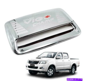 フードベントトリム 2011年から2014年のボンネットフードスクープカバートリムクロム Bonnet Hood Scoop Cover Trim Chrome For 2011-2014 Toyota Hilux Vigo Champ