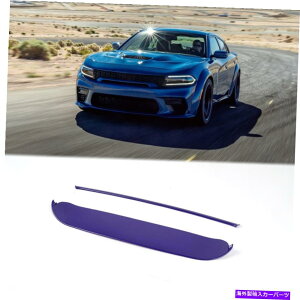 t[hxgg p[vt[hZ^[OXN[vJo[_bW`[W[2015+̃gANZT[ Purple Hood Center Grille Scoop Cover Trim Accessories For Dodge Charger 2015+