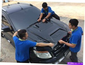 t[hxgg FITT BLACK HOOD BONNET SCOOP RHINOJo[tH[hW[T6 WildTrak 2012 2014 FITT Black Hood Bonnet Scoop Rhino Cover For Ford Ranger T6 Wildtrak 2012 2014