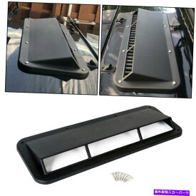 フードベントトリム 78-95ジープCJ YJベースラムエアベントフードスクープエア誘導13307.01 For 78-95 Jeep CJ YJ Base Ram Air Vent Hood Scoop Air Induction 13307.01