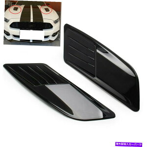 t[hxgg 2xjo[T[VOJ[t[hXN[vCzCgxgJo[tڒ 2x Universal Racing Car Hood Scoop Decor Air Intake Trim Vent Cover w/ Adhesive