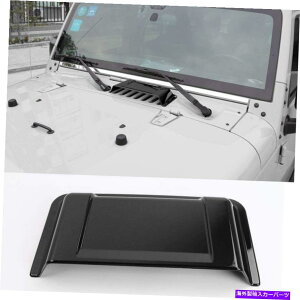 t[hxgg t[hxgJo[W[vO[JK JKU 2007-2017̃GAxgXN[vANZT[ Hood Vent Cover Air Vent Scoop Accessories for Jeep Wrangler JK JKU 2007-2017
