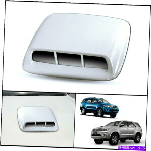 フードベントトリム ホワイト040ボンネットフードスクープベントカバートヨタハイラックスフォーチュナーSW4 05-2011 WHITE 040 BONNET HOOD SCOOP VENT COVER FOR TOYOTA HILUX FORTUNER SW4 05-2011