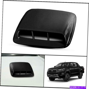�t�[�h�x���g�g���� �g���^�q���b�N�X�����H���b�RM70 M80 2020-22�̃u���b�N�t�����g�{���l�b�g�t�[�h�X�N�[�v�J�o�[ BLACK FRONT BONNET HOOD SCOOP COVER FOR TOYOTA HILUX REVO ROCCO M70 M80 2020-22�y���s�A���i