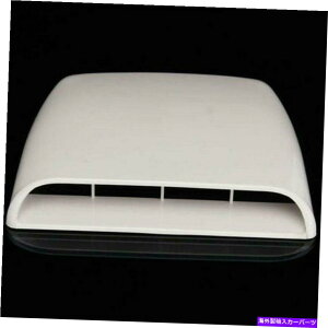 t[hxgg J[ABSGAt[zCt[hXN[v{lbgxgJo[ȔS Car ABS Air Flow Intake Hood Scoop Bonnet Vent Decor Cover Self-Adhesive White