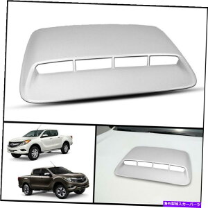 �t�[�h�x���g�g���� Mazda BT-50 BT50 Pro 12-2020�̔���25D�t�����g�{���l�b�g�t�[�h�X�N�[�v�g�����J�o�[ WHITE 25D FRONT BONNET HOOD SCOOP TRIM COVER FOR MAZDA BT-50 BT50 PRO 12-2020�y���s�A���i�z