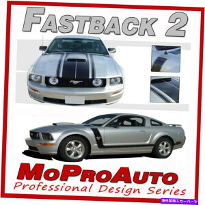 �t�[�h�x���g�g���� �t�@�X�g�o�b�N2-3M�v���O���[�h�{�X�X�^�C���}�X�^���O�O���t�B�b�N�X�X�g���C�v�f�J�[��2008 013 FASTBACK 2 - 3M Pro Grade BOSS Style Mustang GRAPHICS Stripes Decal 2008 013