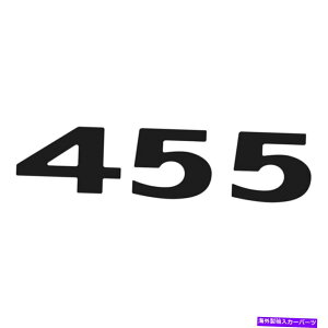 t[hxgg |eBAbNGTO 1973 RESTOPARTS DT00191 HOOD SCOOP DECAL "455" For Pontiac GTO 1973 RESTOPARTS DT00191 Hood Scoop Decal "455"