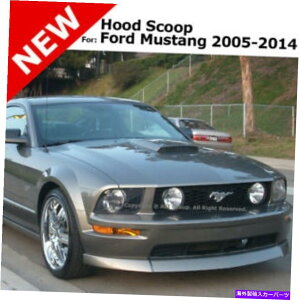 t[hxgg 05-14̂߂ɃX^OXeBbNIt[hXN[vJ[}b`yChP3EB_ru[bg For 05-14 Mustang Stick-on Hood Scoop Color Matched Painted P3 Windveil Blue Met