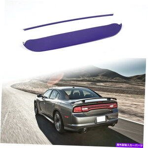 t[hxgg ԃt[hZ^[OXN[vJo[_bW`[W[p̃gANZT[15+ Car Hood Center Grille Scoop Cover Trim Accessories For Dodge Charger 15+ Purple