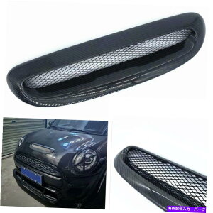 t[hxgg J[tgt[h{lbgXN[vxgJo[Lbg~jN[p[F55 F56 F57 2014-2019 Car Front Hood Bonnet Scoop Vent Cover Kit For Mini Cooper F55 F56 F57 2014-2019