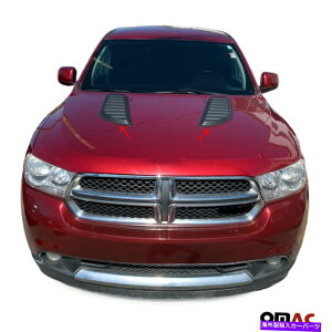 t[hxgg Dodge Durango 2013-2019p̑IȃGAt[zCXN[v{lbgxgt[h Decorative Air Flow Intake Scoop Bonnet Vent Hood For Dodge Durango 2013-2019