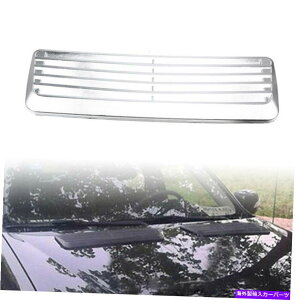 t[hxgg Vo[J[̑IȋCzCXN[v^[{{lbgxgJo[t[hg Silver Car Decorative Air Flow Intake Scoop Turbo Bonnet Vent Cover Hood Trim