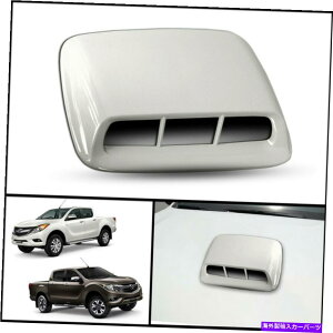 �t�[�h�x���g�g���� Mazda BT-50 BT50 Pro 12-20�p�̔���25D�t�����g�{���l�b�g�t�[�h�X�N�[�v�g�����J�o�[ WHITE 25D FRONT BONNET HOOD SCOOP TRIM COVER FOR MAZDA BT-50 BT50 PRO 12-20�y���s�A���i�z