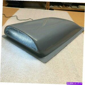 t[hxgg LEDCgt[hXN[vt@Co[OXGAU22.75 L x 3.75 H-AJōꂽ LED Light Hood Scoop Fiberglass Air Induction 22.75 L x 3.75 H - Made in USA