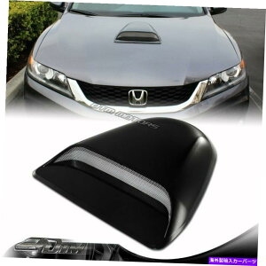 t[hxgg jo[TubNyCgꂽABSvX`bN[VOGAt[xg^[{t[hXN[vJo[ Universal Black Painted ABS Plastic Racing Air Flow Vent Turbo Hood Scoop Cov