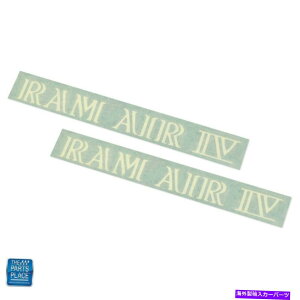 t[hxgg 1969-1970 gto firebird trans am "ram air iv"t[hXN[vfJ[zCgdt0164yA 1969-1970 GTO Firebird Trans Am "RAM AIR IV" Hood Scoop Decal White DT0164 Pair