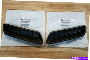 �t�[�h�x���g�g���� �V����2009-2018 Dodge Ram 1500 R/T�iLH��RH�j�t�[�h�X�N�[�v�C���T�[�g�AOEM MOPAR NEW 2009-2018 Dodge Ram 1500 R/T (LH & RH) Hood Scoop Inserts, OEM Mopar�y���s�A���i�z