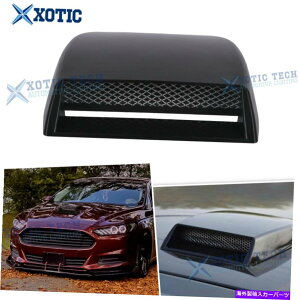 �t�[�h�x���g�g���� �O���X�u���b�N�X�|�[�e�B�[�X�N�[�v�G�A�t���[�C���e�[�N�t�[�h�{���l�b�g�J�o�[�t�H�[�h2000-2021 Gloss Black Sporty Scoop Air Flow Intake Hood Bonnet Cover For Ford 2000-2021�y���s�A��