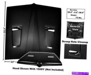 t[hxgg t[hAXN[vX^CA1964 GTOA}YAeyXg̐ViI|̔ɐB Hood, Scoop Style, 1964 GTO, LeMans, Tempest Brand New! Steel Reproduction