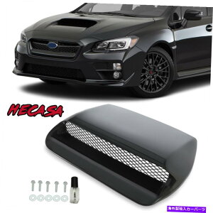 t[hxgg Hecasa for 2015-2021 subaruwrx sti black air flowt[hXN[v{lbgxgnew HECASA For 2015-2021 Subaru WRX STI Black Air Flow Hood Scoop Bonnet Vent NEW
