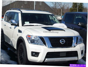 �t�[�h�x���g�g���� 2017-2018 Mrhoodscoop�ɂ����Y�͑��̃t�[�h�X�N�[�v���h��HS009 2017 - 2018 Hood Scoop for Nissan Armada By MrHoodScoop UNPAINTED HS009