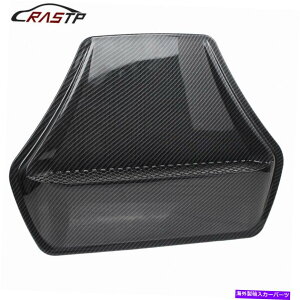 t[hxgg Ԃ̑IȋCzCt[hXN[vxg{lbgJo[J[{jo[T Car Decorative Air Flow Intake Hood Scoop Vent Bonnet Cover Carbon Universal