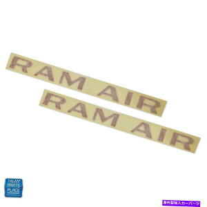 t[hxgg 1971-1972 GTO 1973-74 Firebird Trans Am "Ram Air"t[hXN[vfJ[bhDT0180 PR 1971-1972 GTO 1973-74 Firebird Trans Am "RAM AIR" Hood Scoop Decal Red DT0180 PR