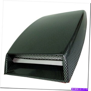 t[hxgg Ԃ̃t[h[tGAt[xgJo[J[{ubN CAR HOOD ROOF AIR FLOW DECORATION VENT COVER CARBON BLACK