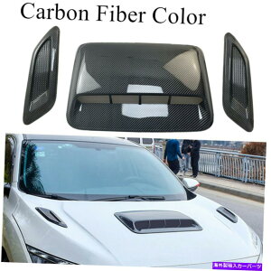 t[hxgg jo[TABSJ[{t@Co[J[SUVGAt[zCt[hXN[vxg{lbgJo[ Universal ABS Carbon Fiber Car SUV Air Flow Intake Hood Scoop Vent Bonnet Cover
