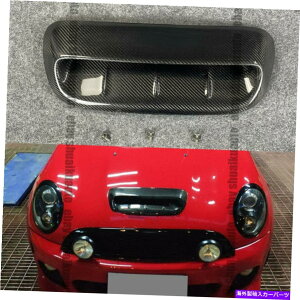 t[hxgg ~jN[p[S R56 07-14J[{t@Co[GAt[hXN[vCe[N{lbgxgJo[ For Mini Cooper S R56 07-14 Carbon Fiber Air Hood Scoop Intake Bonnet Vent Cover