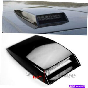 t[hxgg 10 "x7.25"Ct[zCt[hXN[v{lbgxgw/bV̓Y 10"x7.25"Black Decor Air Flow Intake Hood Scoop Bonnet Vent w/ Mesh For Nissan