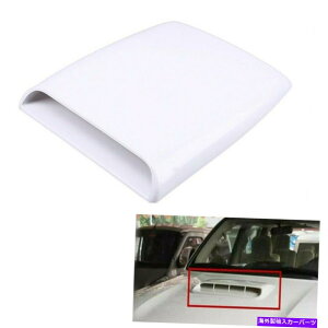 t[hxgg 1PCjo[TzCgJ[GAt[zCt[hXN[vxg{lbggJo[ 1Pc Universal White Car Air Flow Intake Hood Scoop Vent Bonnet Decor Trim Cover
