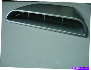 t[hxgg Ԃ̉t[hGAXN[vxgJo[Vo[ CAR ROOF HOOD AIR Scoop Decorative Vent Cover SILVER