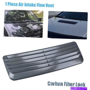 t[hxgg Ԃ̑GAt[zCXN[v{lbgxgJo[t[hJ[{t@Co[jo[T Car Decor Air Flow Intake Scoop Bonnet Vent Cover Hood Carbon Fiber Universal