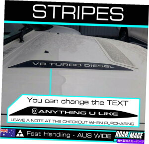 t[hxgg Am Bonnet Scoop StripestBbgg^hN[U[2007-2015 70 76 78 79XebJ[B AM Bonnet scoop STRIPES Fit TOYOTA Landcruiser 2007-2015 70 76 78 79 stickers.