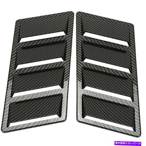 t[hxgg J[{t@Co[J[TChtF_[t[h{lbgxgGAt[zC[o[XN[vJo[ Carbon Fiber Car Side Fender Hood Bonnet Vent Air Flow Intake Louver Scoop Cover