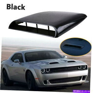 t[hxgg J[gbNGAt[zCXN[v^[{{lbgxgJo[t[hjo[TubN Car Truck Air Flow Intake Scoop Turbo Bonnet Vent Cover Hood Universal Black