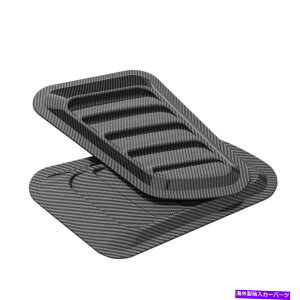t[hxgg J[GAt[ێ摕XN[v{lbgxgt[hJo[t[hJ[{t@Co[p^[ Car Air Flow Intake Decor Scoop Bonnet Vent Hood Cover Hood Carbon Fiber Pattern