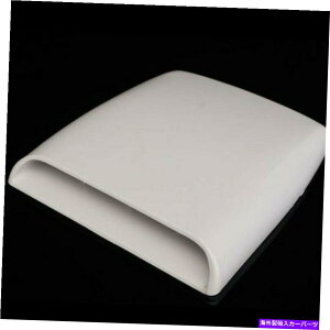 t[hxgg zCgjo[TJ[SUVCt[zCt[hXN[vxg{lbgJo[ White Universal Car SUV Decorative Air Flow Intake Hood Scoop Vent Bonnet Cover