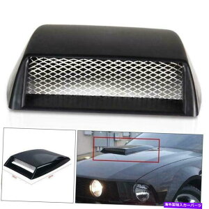 t[hxgg ubNI[g3DV~[VGAt[zCt[hXN[v{lbgxgJo[ Black Auto Decorative 3D Simulation Air Flow Intake Hood Scoop Bonnet Vent Cover
